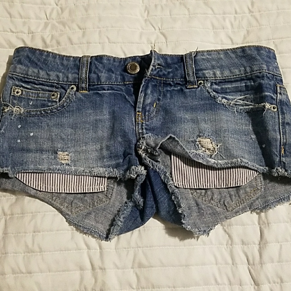 American Eagle Jean shorts size 0
